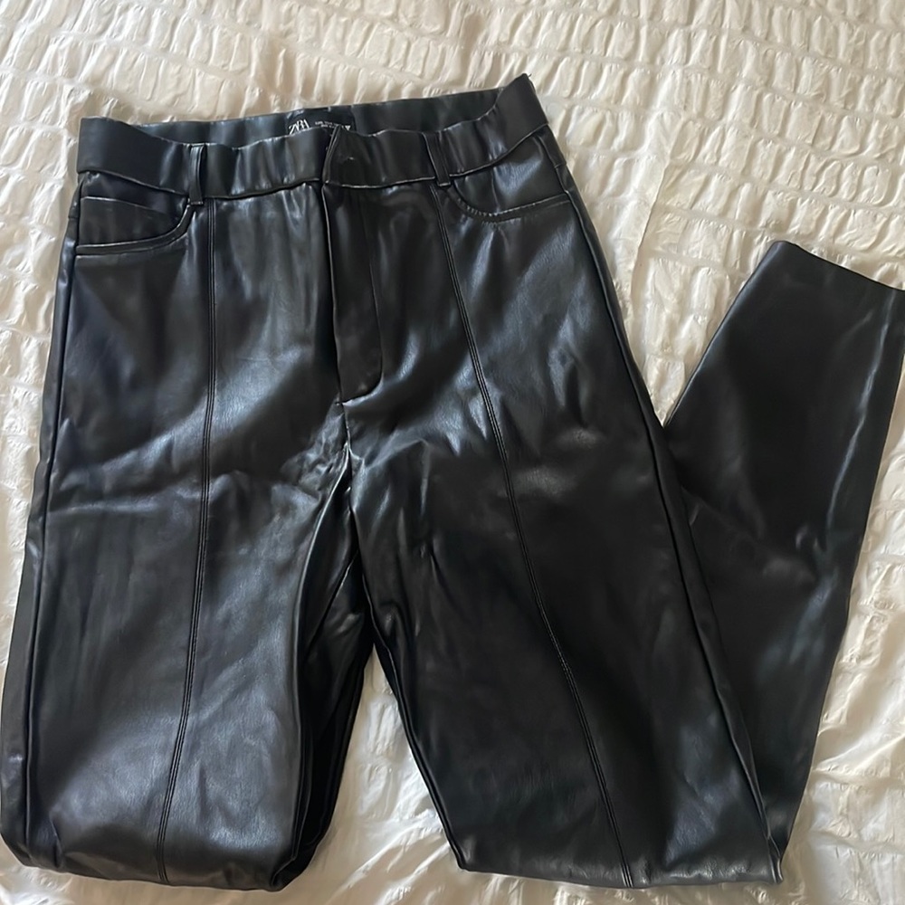 Zara Leather Pants